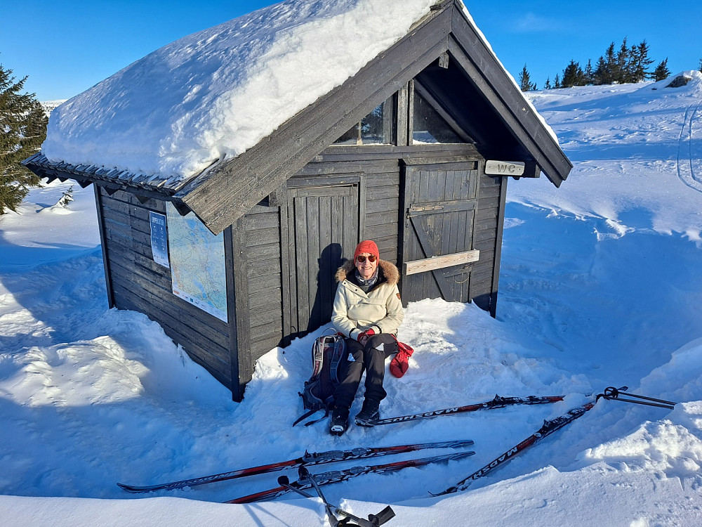 Marit på Nevelåsen, her bestemte jeg meg for å snu og ta en annen løype