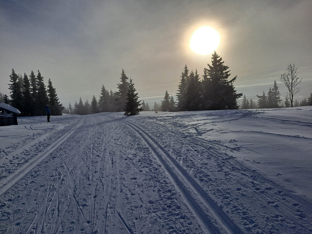 Klar for å ake ned til Nordseter