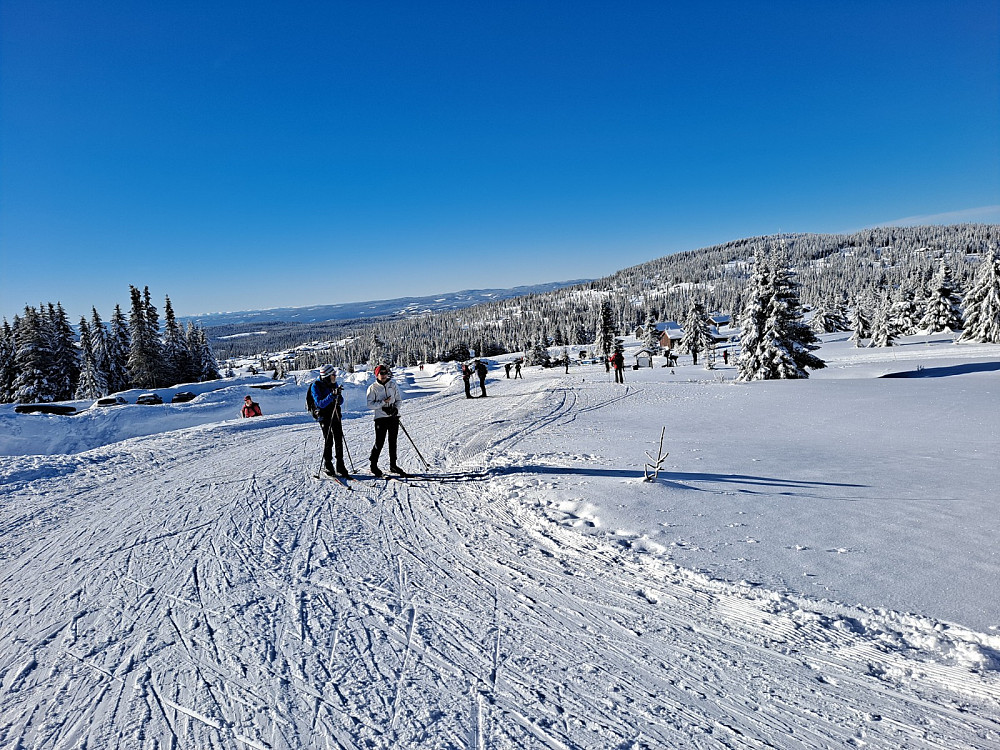 Marit og Helge ved turstart på Nordseter