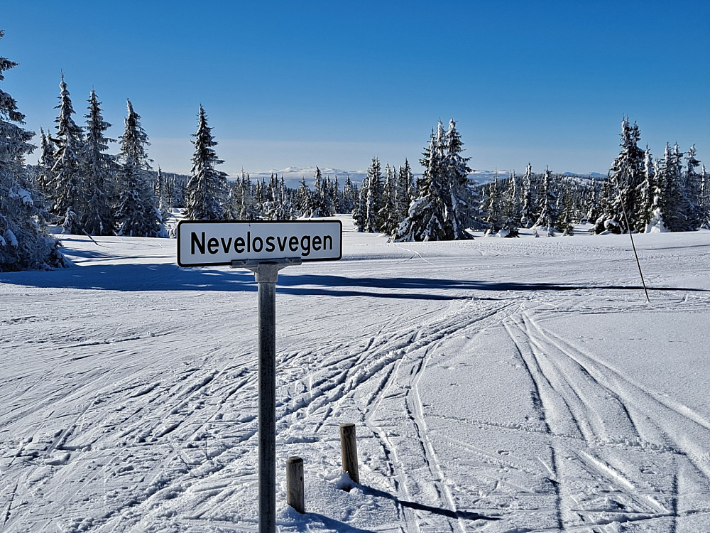 Her tok jeg løypa til Neveloset
