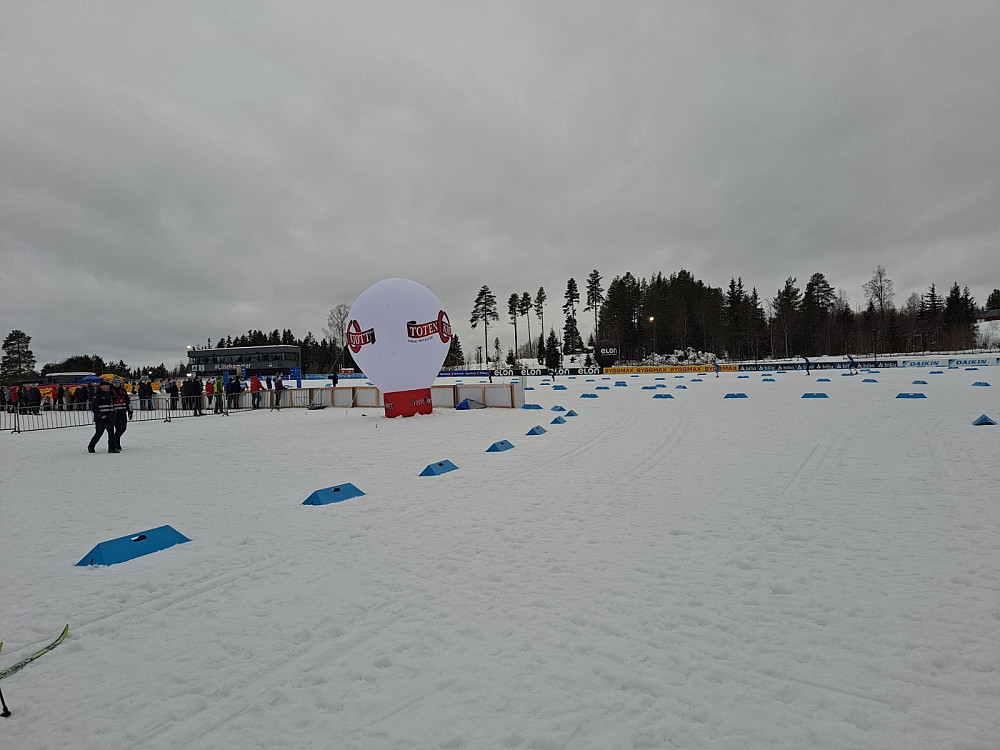 På stadion
