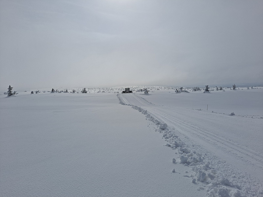 Like etter Lunkefjell kom løypemaskina