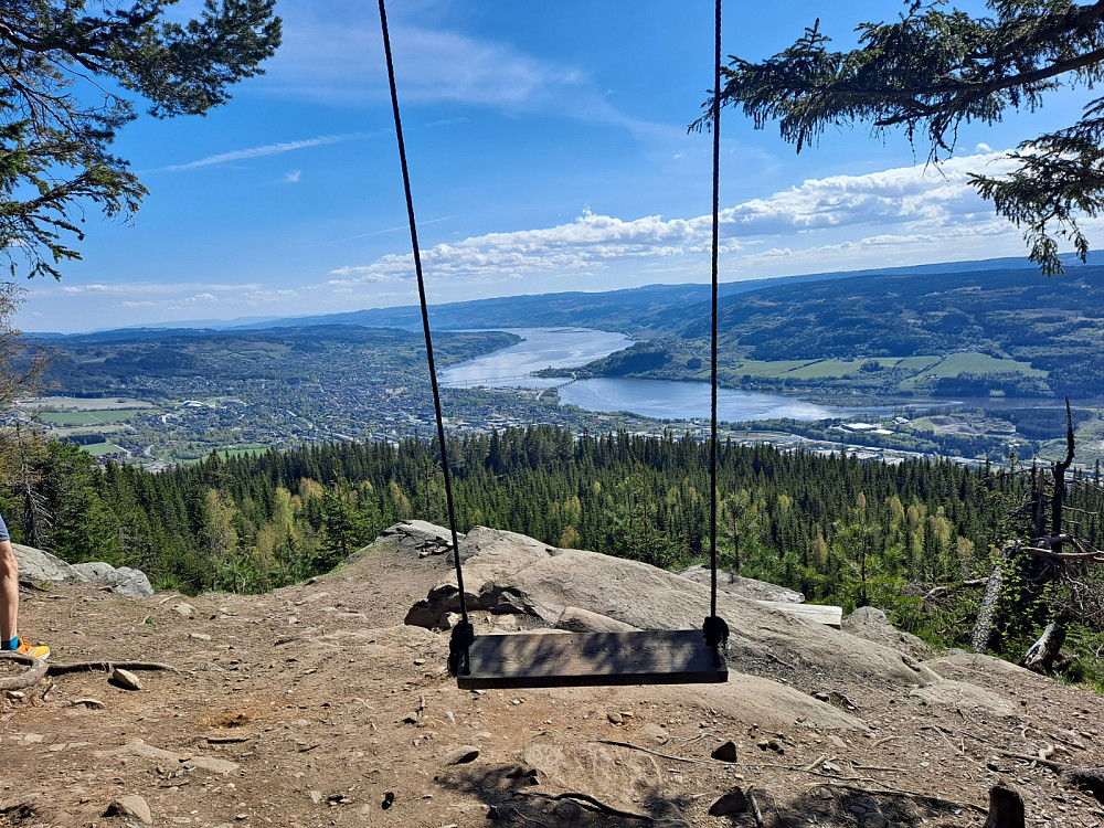 På Balbergkampen utsikt