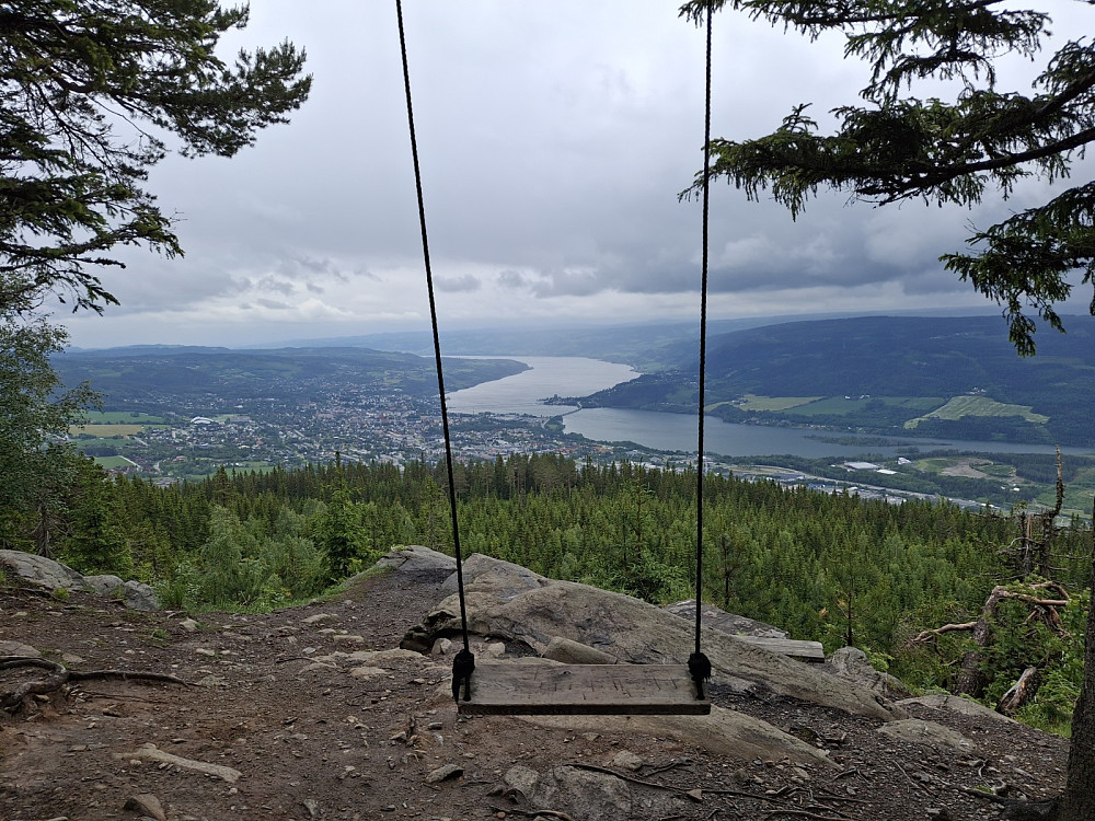 På Balbergkampen utsikt