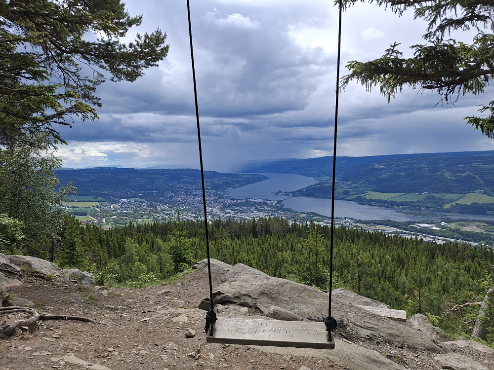 På Balbergkampen utsikt