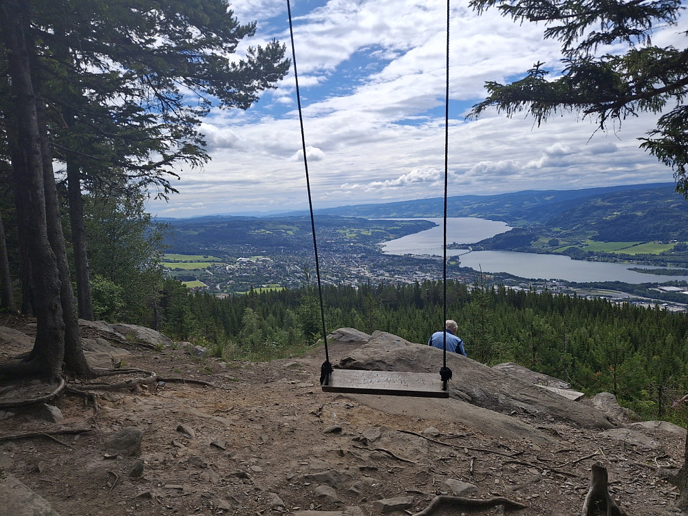 På Balbergkampen utsikt
