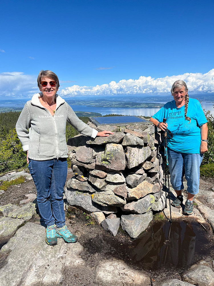 Marit og jeg på toppen