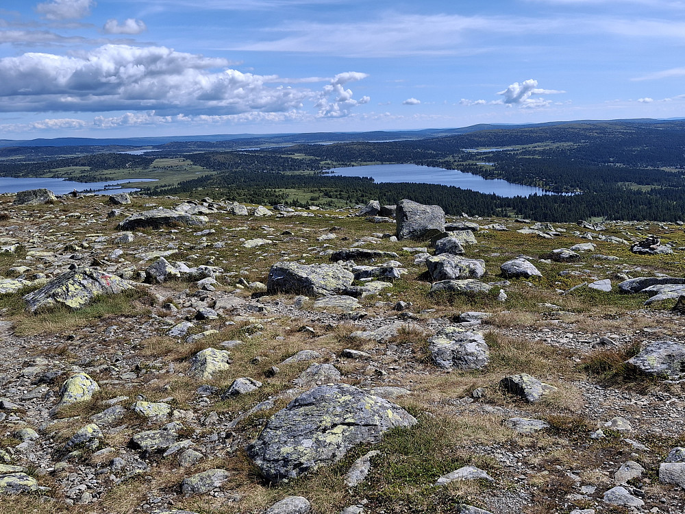 Ved Nevelhytta, klar for å gå ned igjen