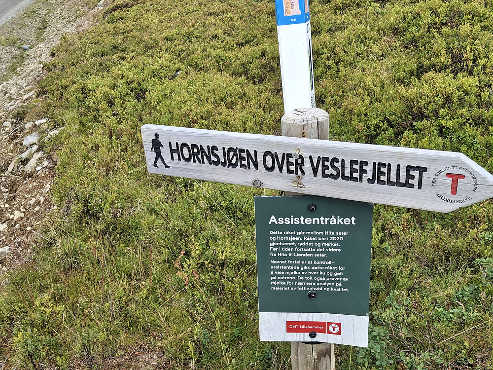 Stolpe der jeg kom ned igjen på Hitvegen