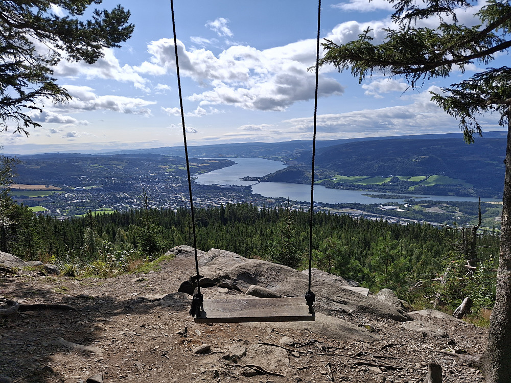 På Balbergkampen utsikt