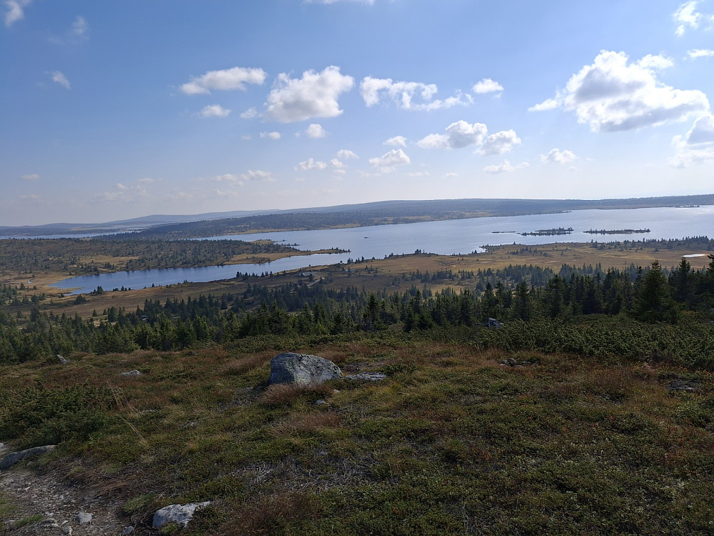 Reinsvatnet og Kriksvika, på vei ned