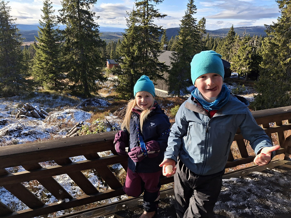 Snøballkasting etter turen