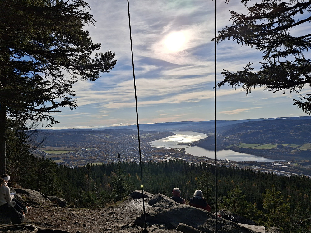 På Balbergkampen utsikt
