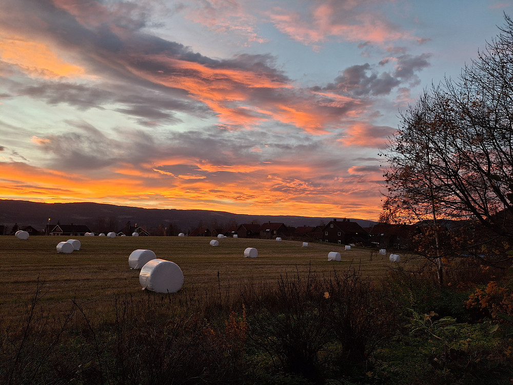 Solnedgang i Blestervegen