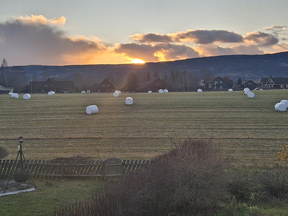 Solnedgang i Blestervegen