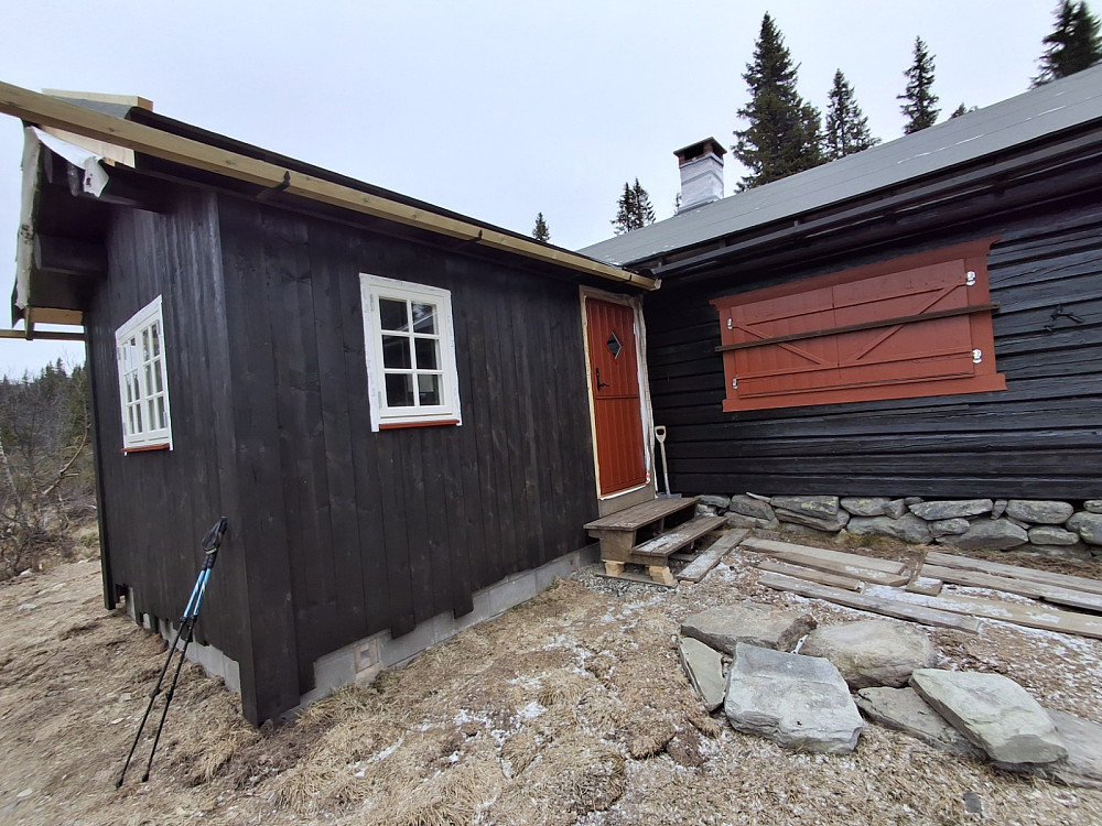 Tilbygget på Steinehytta