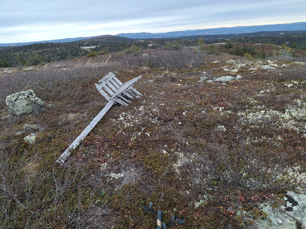 På Toftfjellet, mot Hærfjellet