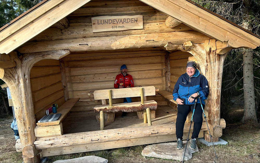 Per Ole og jeg i gapahuken