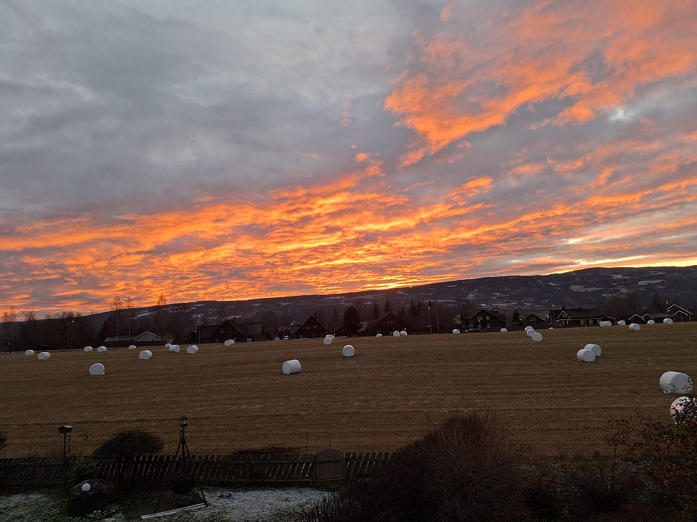 Solnedgang i Blestervegen