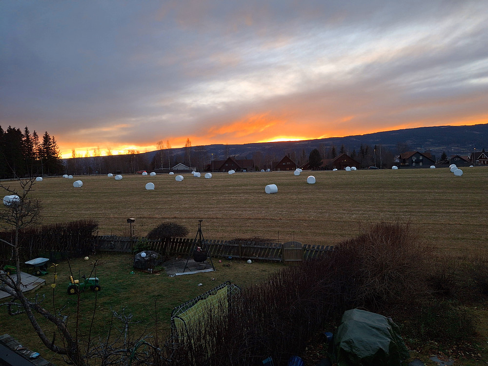 Solnedgang i Blestervegen