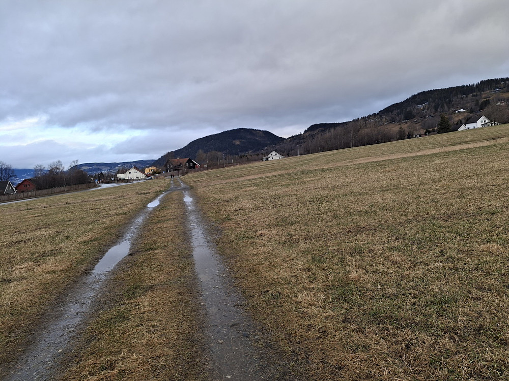 Utsikt nordover på Randgårdsjordet