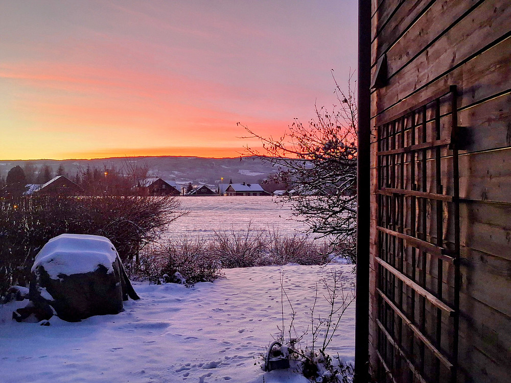 Solnedgang i Blestervegen