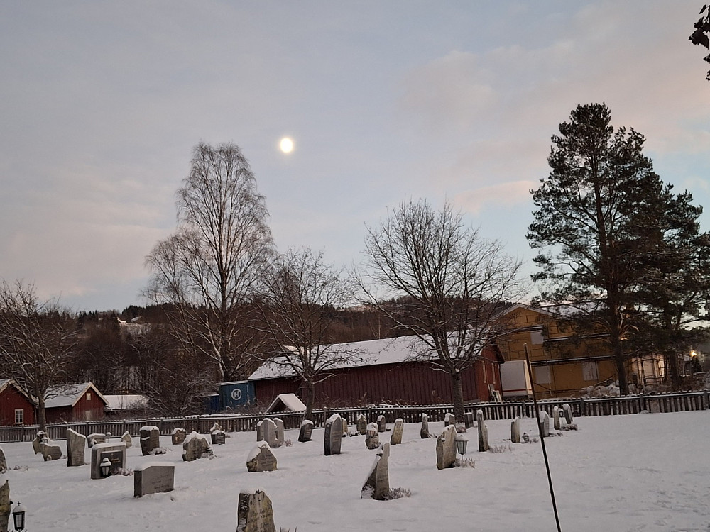 Månen kom også fram