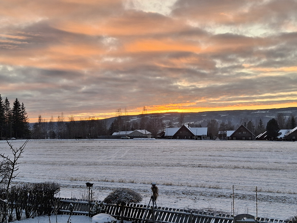 Solnedgang i Blestervegen
