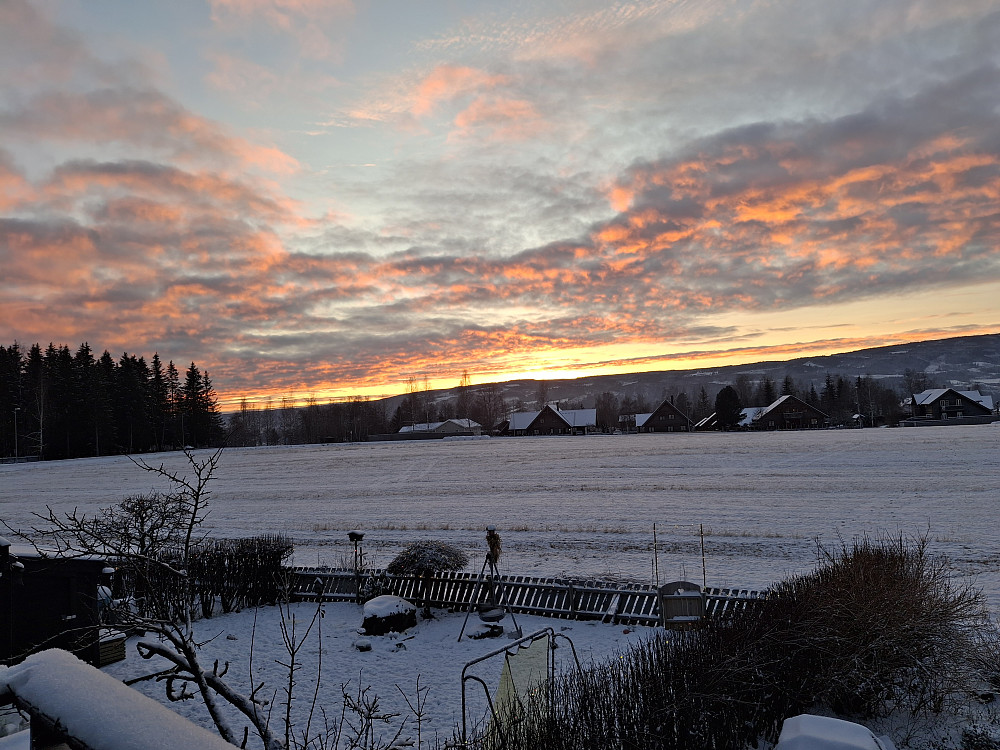 Solnedgang i Blestervegen