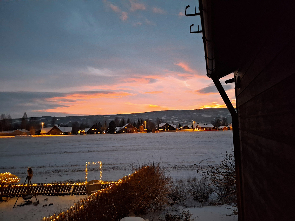 Ny fin solnedgang i Blestervegen