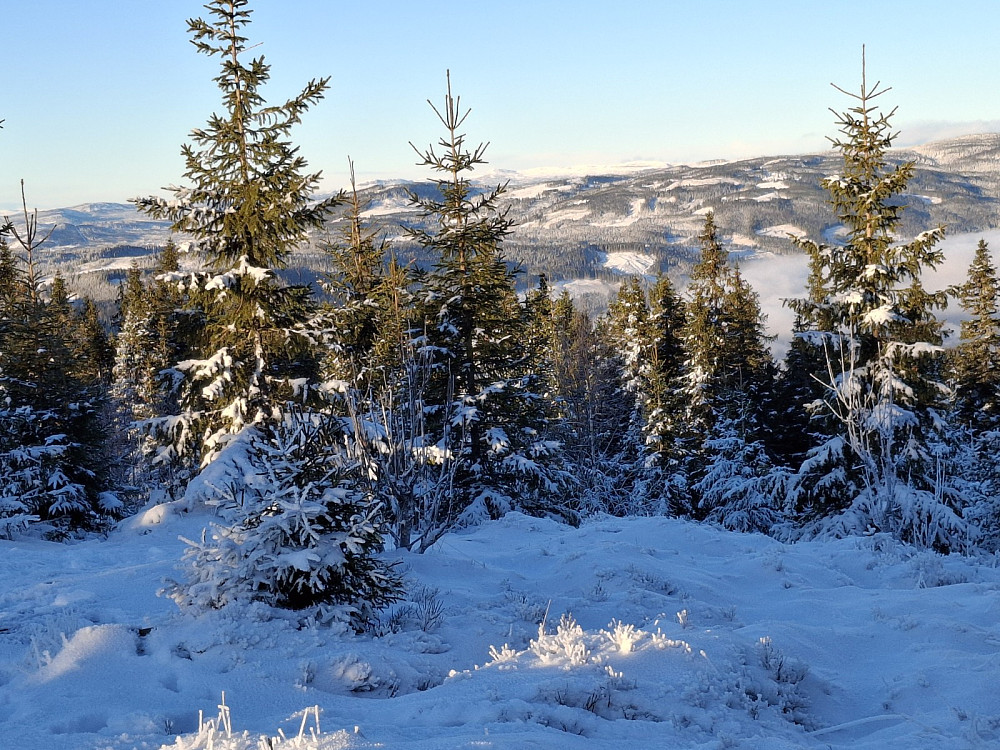 På Balbergkamen, ser mot Gausdal Nordfjell