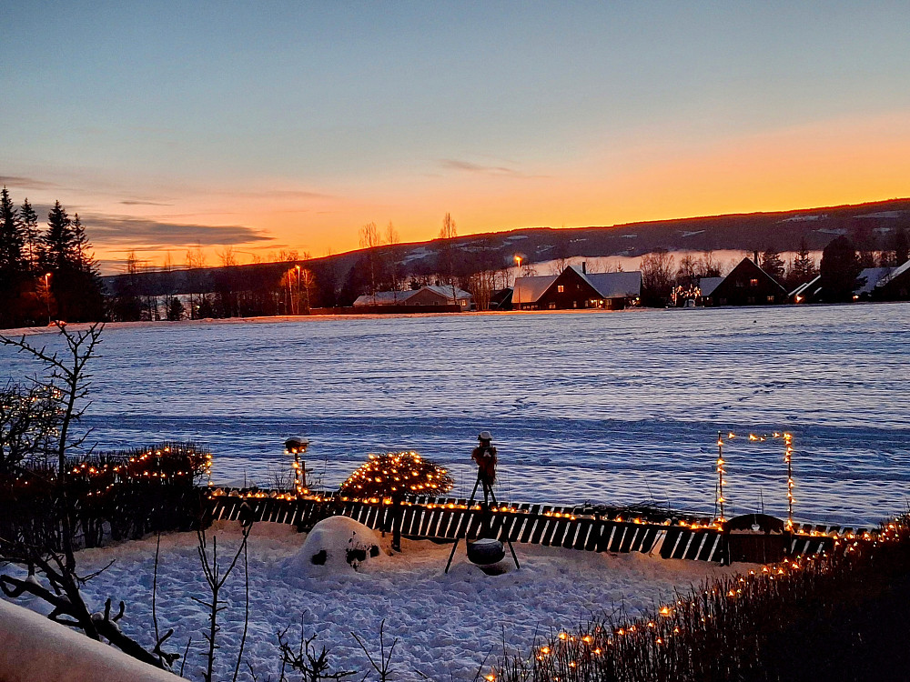 Solnedgang i Blestervegen