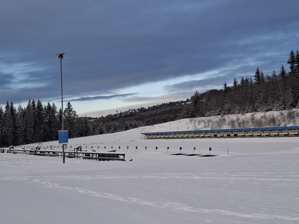 På skiskytterarenaen