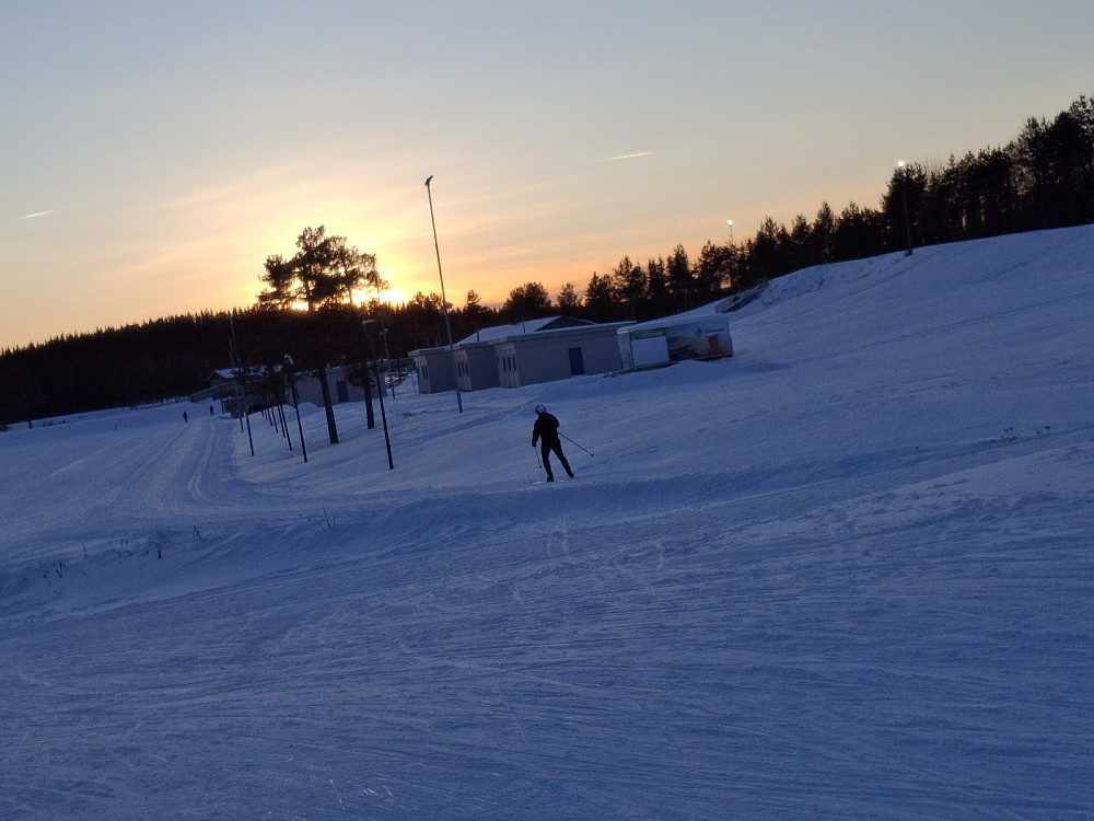 På skistadion