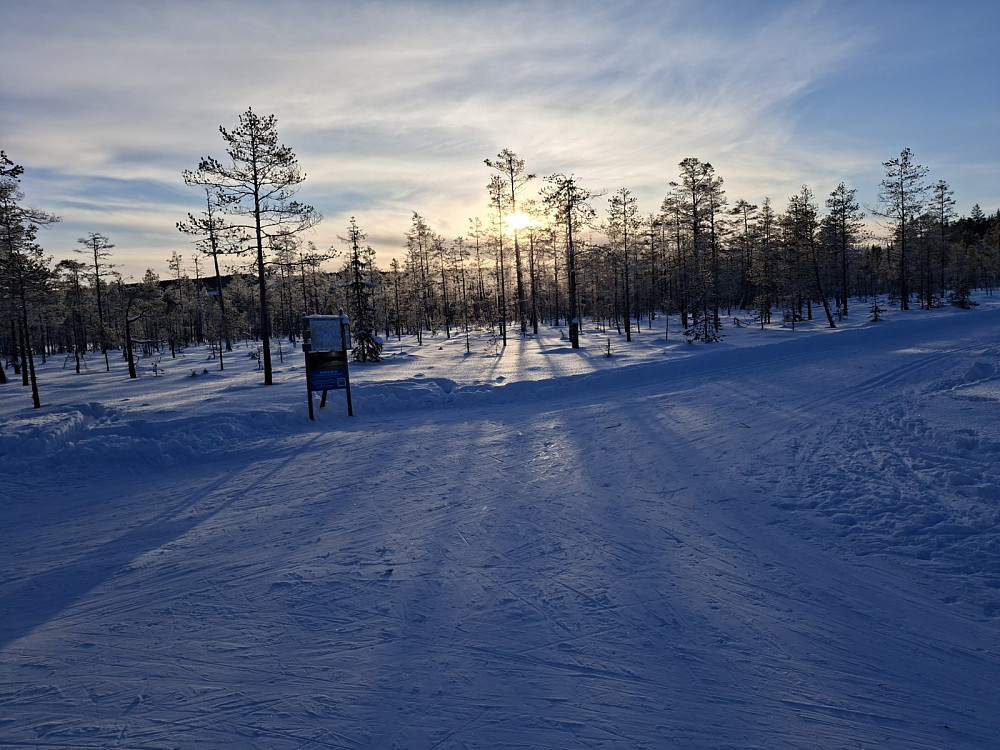 Ved Kuveitbrua løypekryss