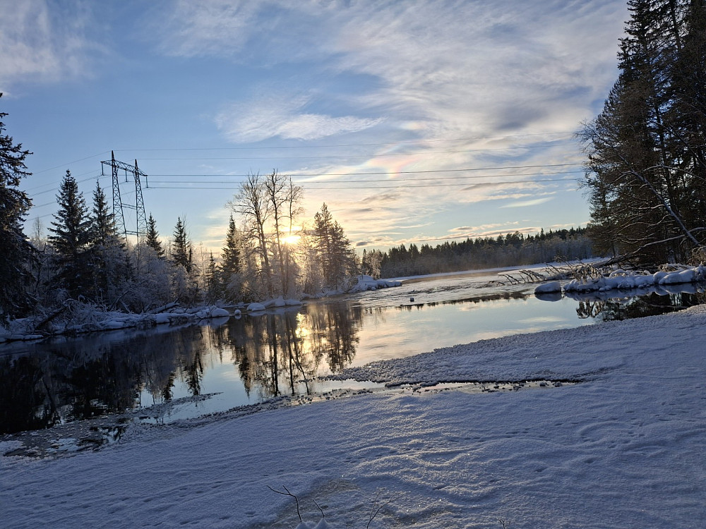 Mesnaelva ved Birkebeinerløypa