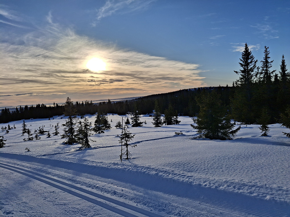 Oppover mot Nevelosen