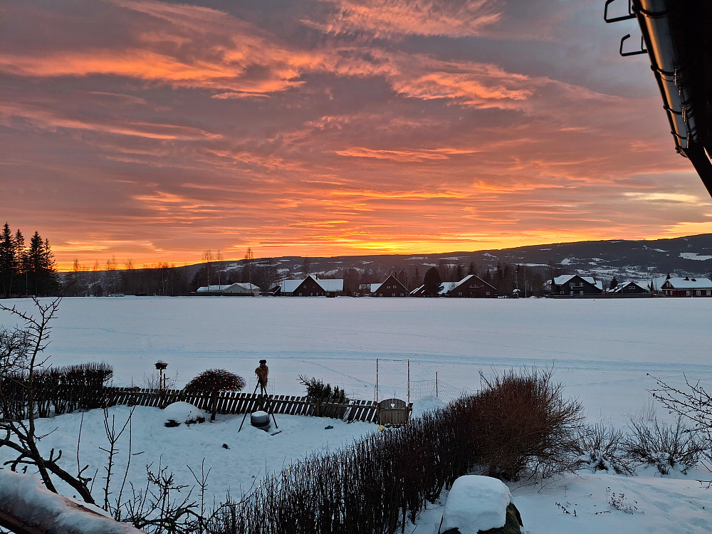 Solnedgang i Blestervegen