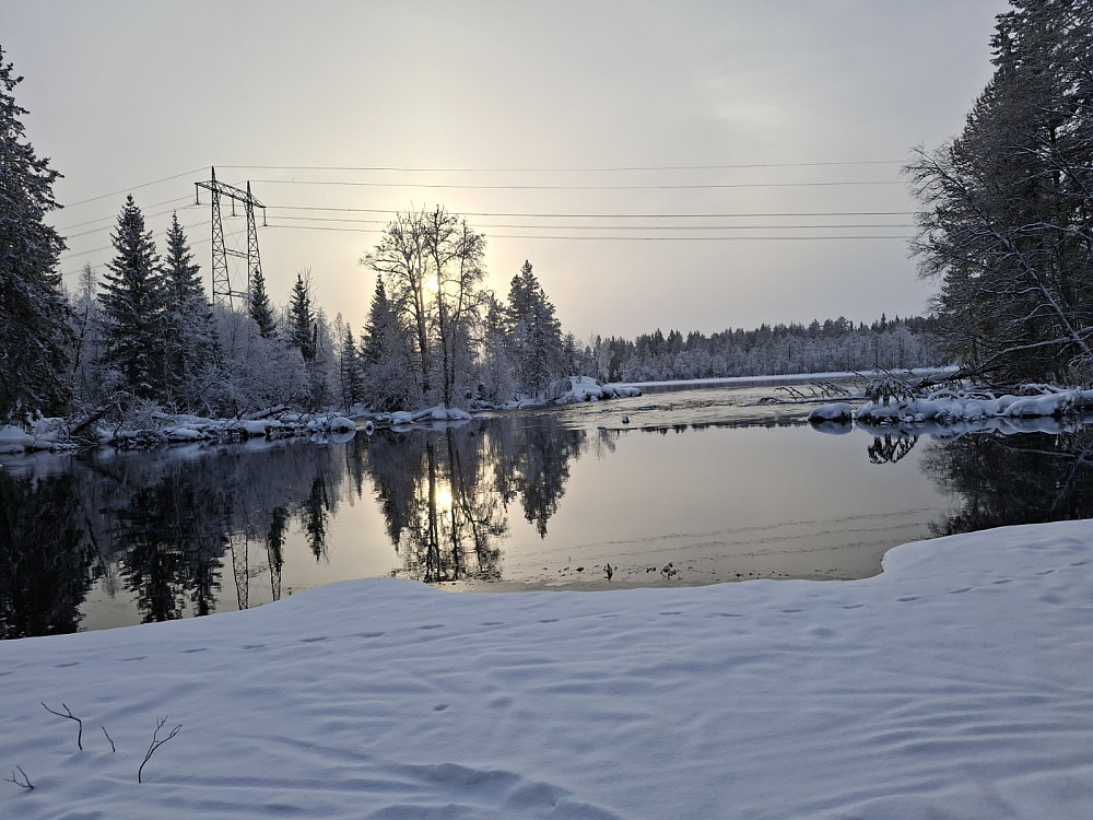 Mesnaelva ved Birkebeinerløypa