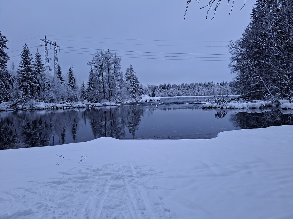Esnaelva ved Ingalåmi/Birkebeinerløypa