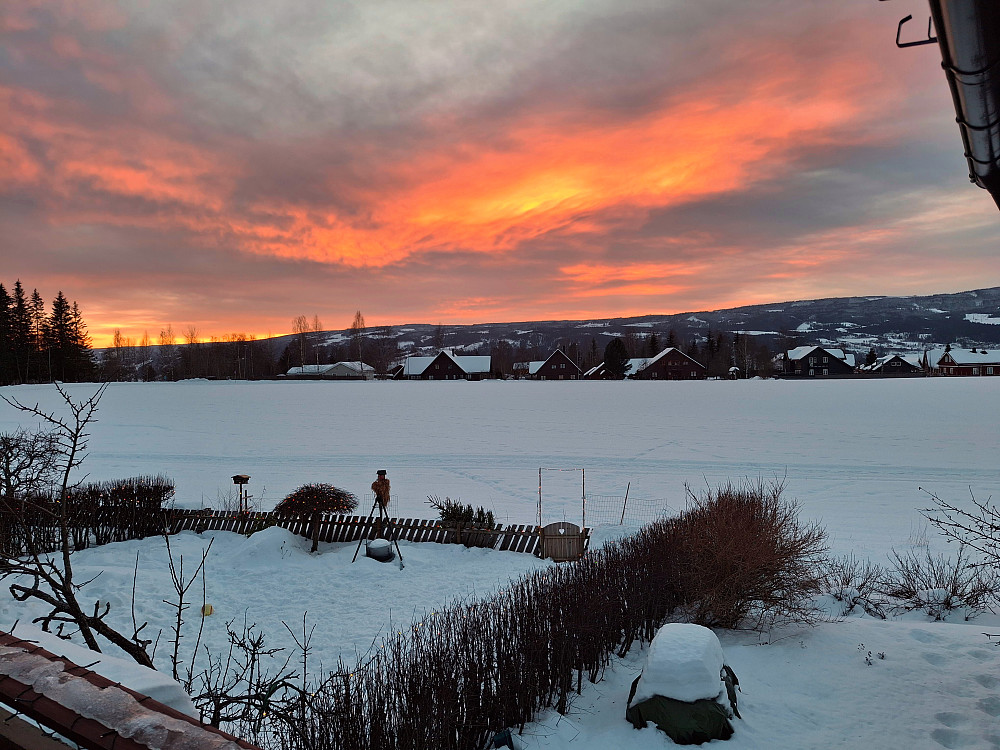 Solnedgang i Blestervegen