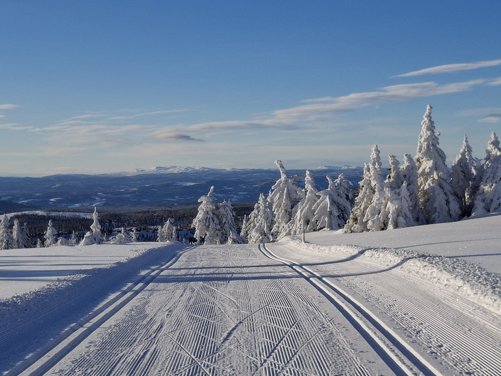 Klar for å renne ned til Sjusjøkrysset