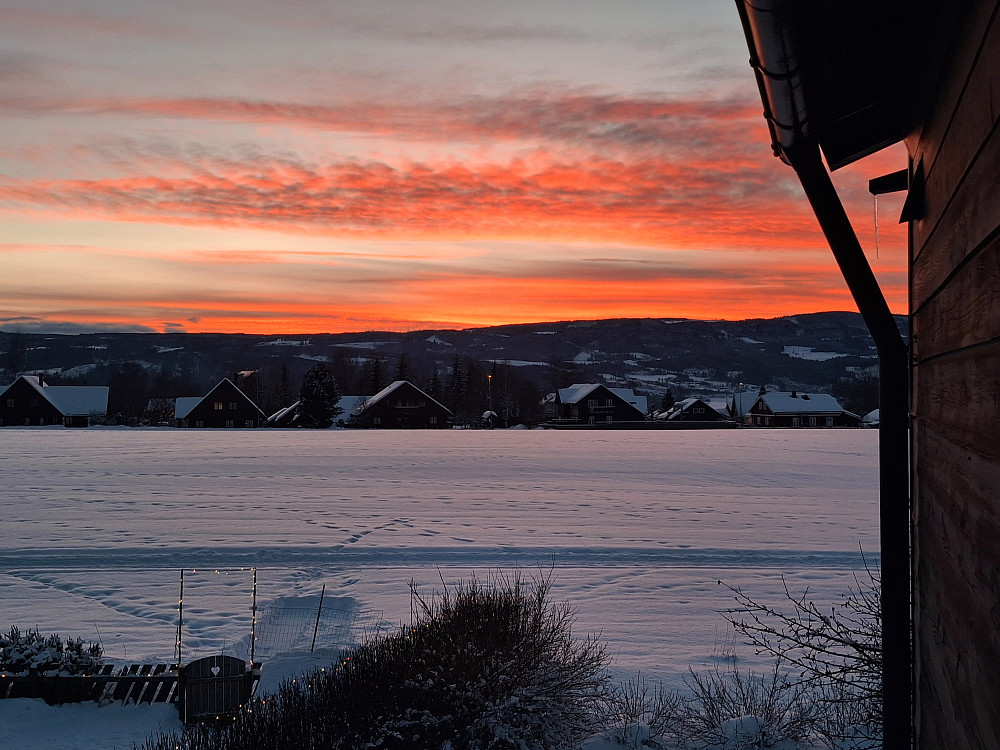 Solnedgang i Blestervegen