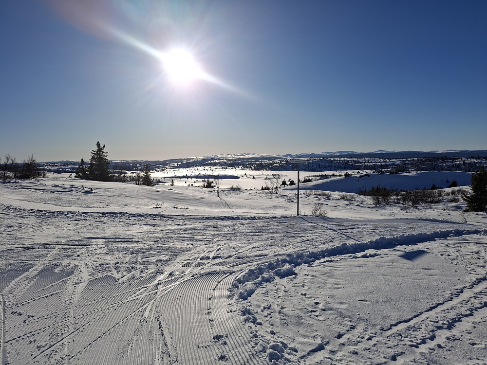 Ved løypekryss Peer Gyntvegen/Fyksesetervegen