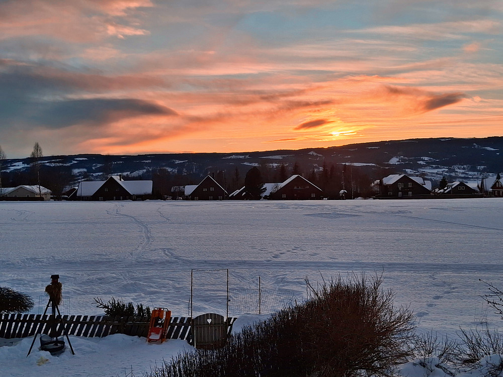 Solnedgang i Blestervegen