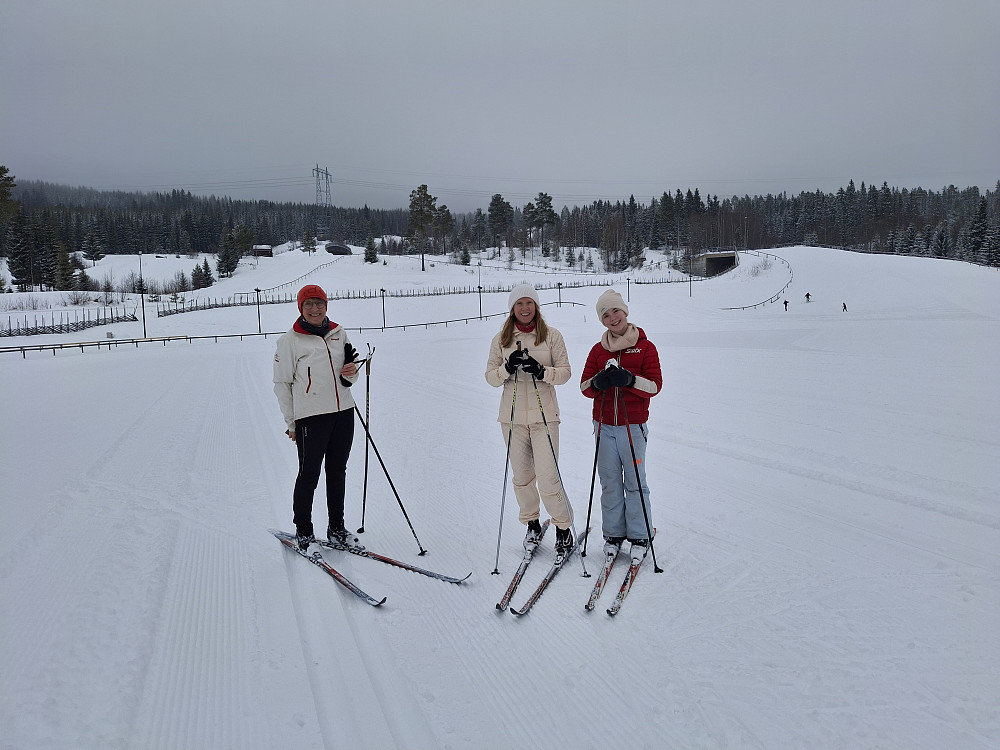 Hyggelig treff på Birkebeineren skistadion