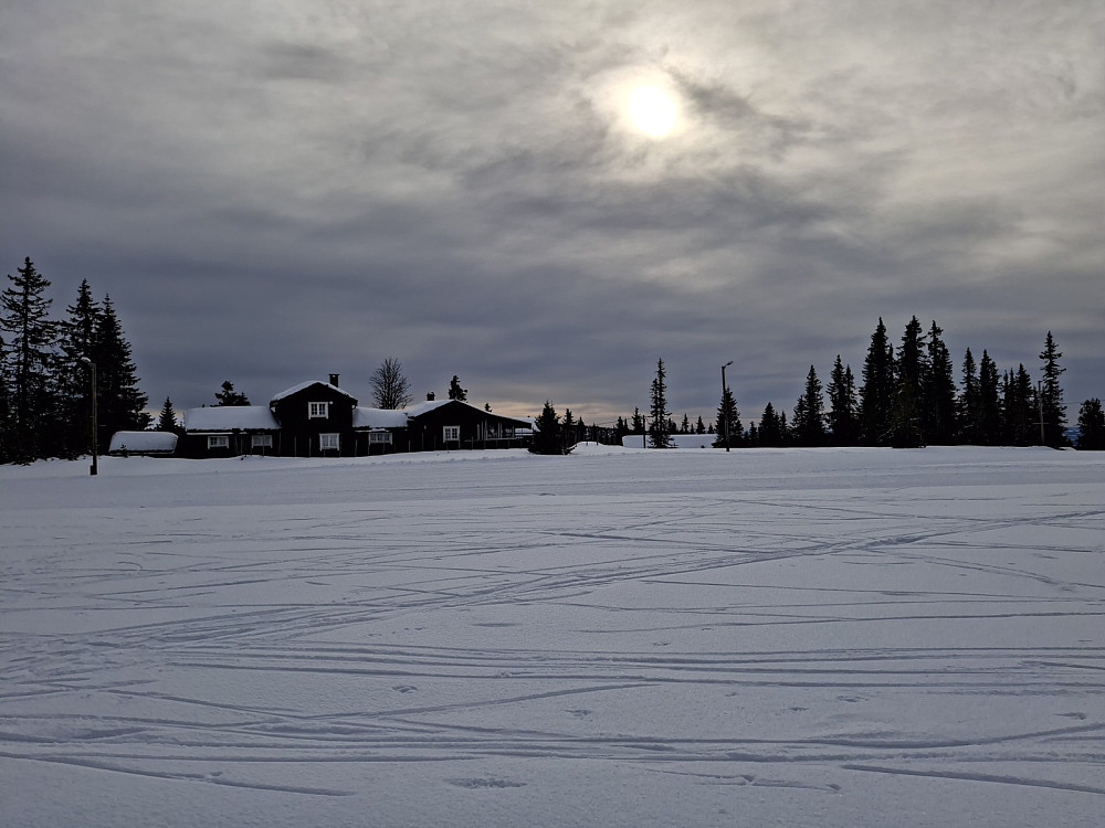 På Sjusjøen ved turstart