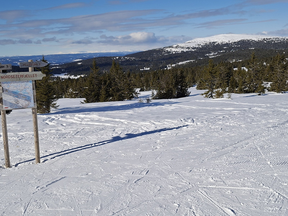 Ved løypekrysset Nordseterfjellet