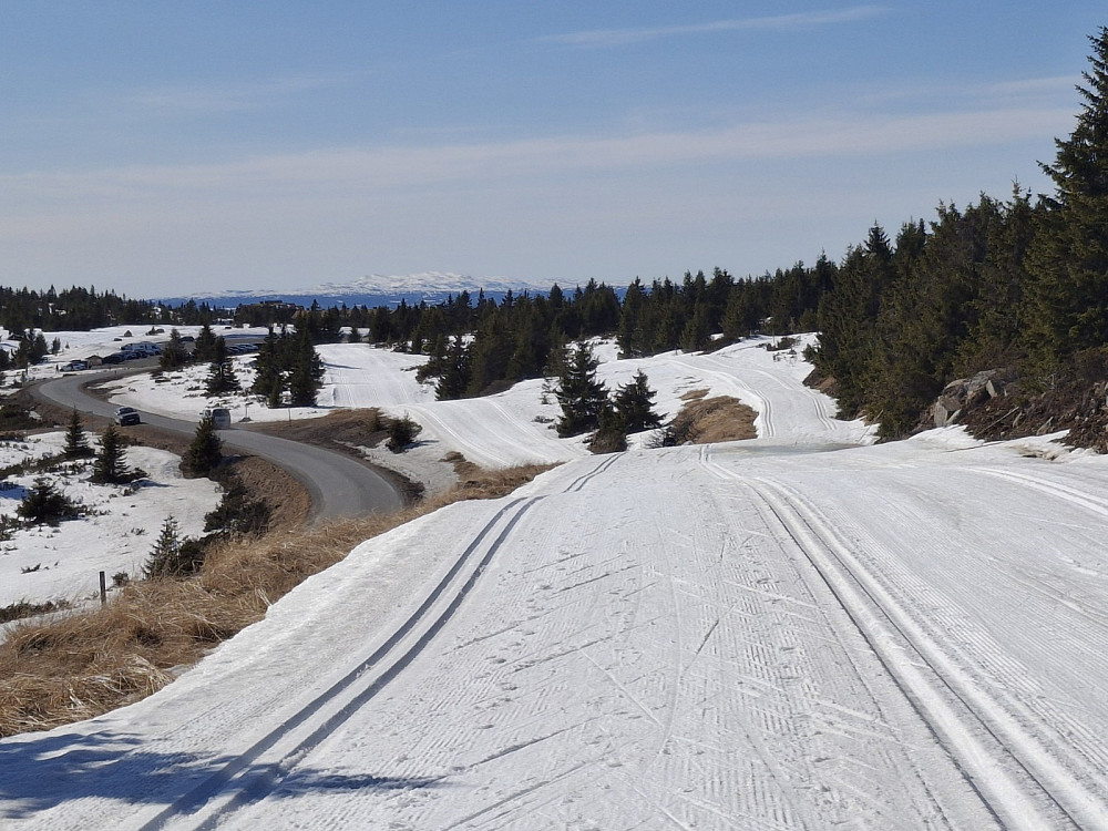 Mot parkeringa og Synnfjellet