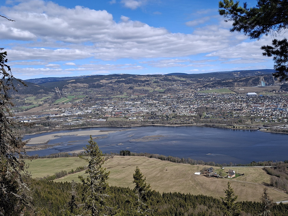 Utsikt mot Lillehammer